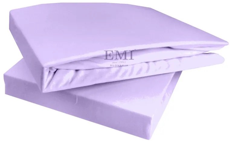 Plachta posteľná fialová superstretch, Plachta 90 (100)x200