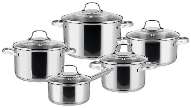 Silvercrest®  Súprava hrncov Premium (so sklenenými pokrievkami)  (100395241)