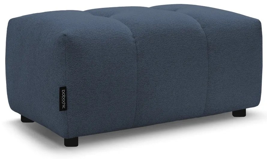 Modrá ženilková podnožka Roxelane – Bobochic Paris