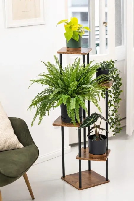 Stojan na kvety PALACE čierny