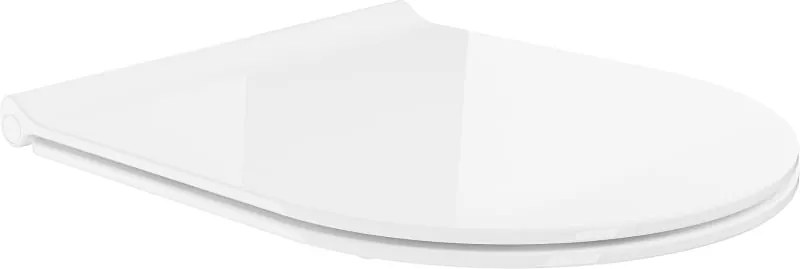 Mexen doska pomaly uzatvárajúca slim, duroplast, biela lesk - 39050100