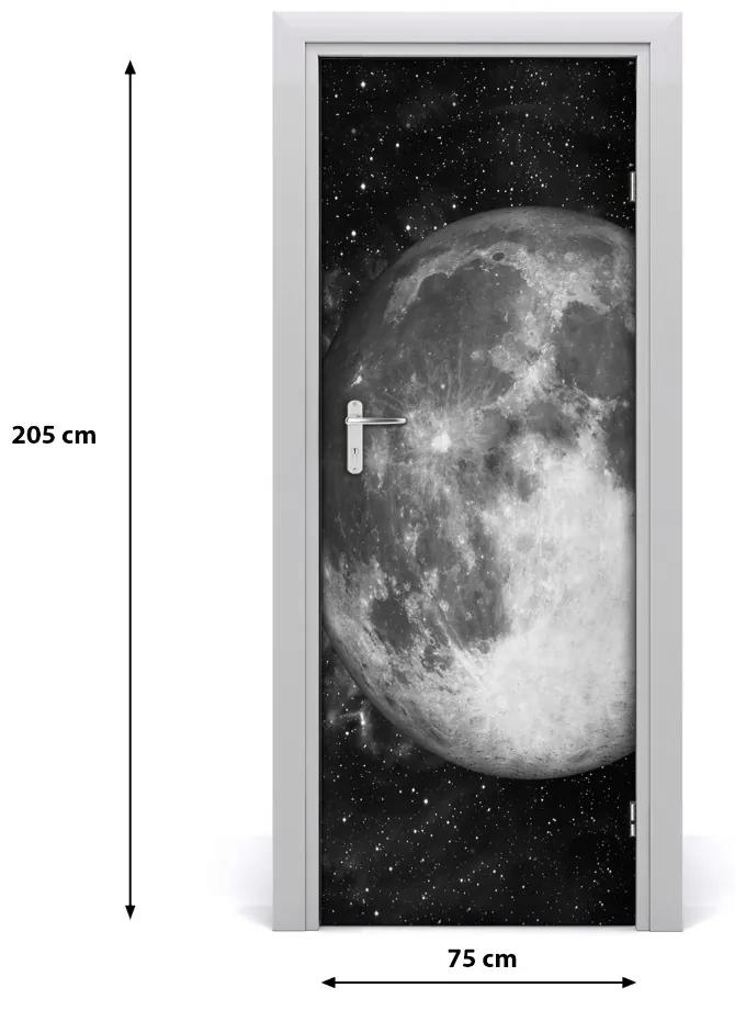 Fototapeta samolepiace na dvere mesiac 75x205 cm