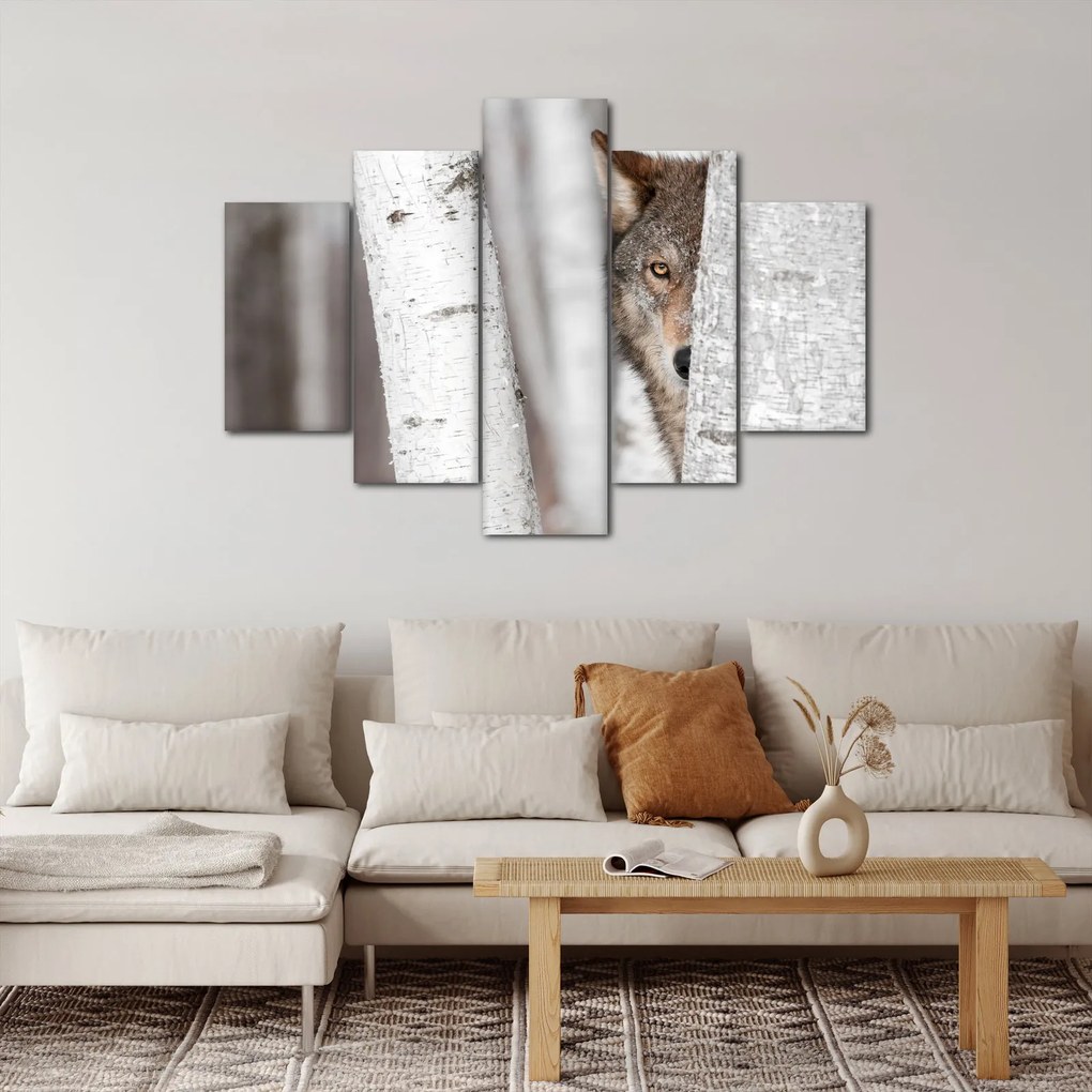 Obraz - Vlk (150x105 cm)