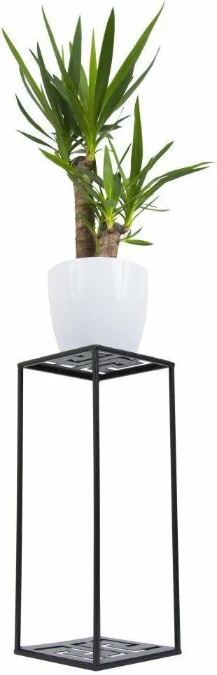 STOJAN NA KVETINÁČ FRAME1 60X24X24 CM ČIERNA