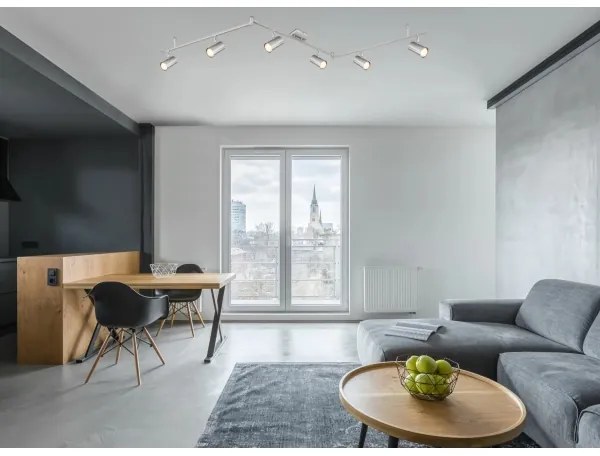 Globo 57910-6 - Bodové svietidlo ROBBY 6xGU10/35W/230V matný chróm