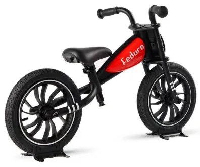 QPlay - Odrážadlo FEDURO čierna/červená