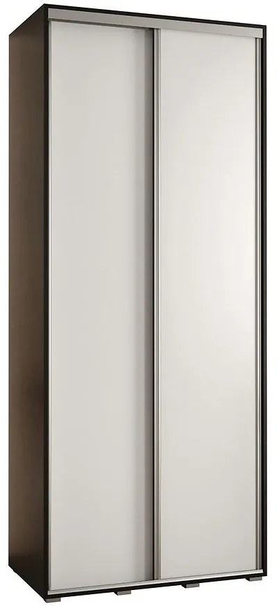 Skriňa 45 Canaris 1 100 čierna/biela/silver