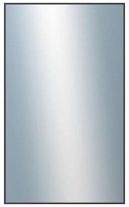 DANTIK - Zrkadlo v rámu, rozmer s rámom 60x100 cm z lišty Hliník hnedá (7001022)