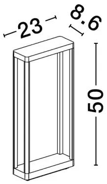 Vonkajšia lampa Cosmic 50
