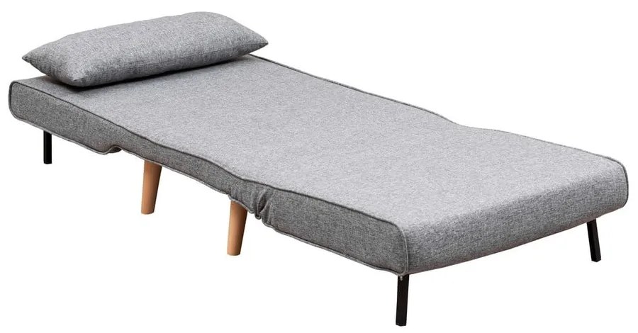 Svetlosivé kreslo Folde – Artie