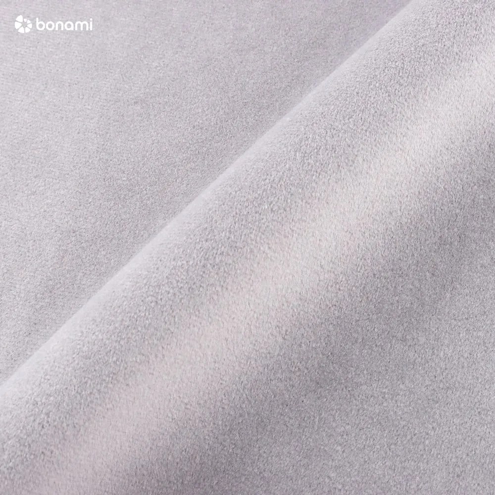 Svetlosivá zamatová rozkladacia pohovka Milo Casa Santo