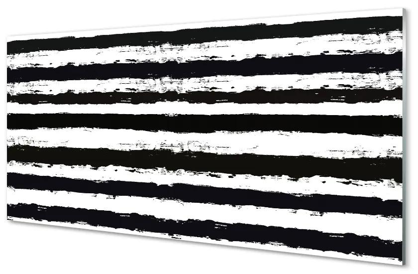 Nástenný panel  Nepravidelné pruhy zebra 100x50 cm