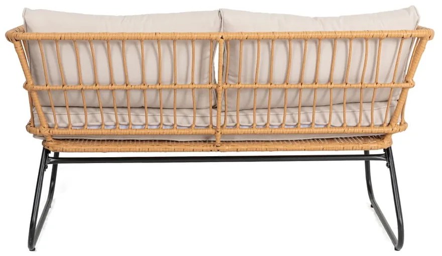 Béžový záhradný nábytok z umelého ratanu Bonami Essentials Vistdal