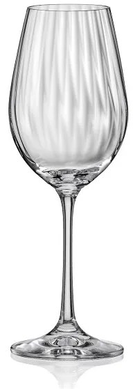 Crystalex Poháre na víno WATERFALL 350 ml, 6 ks