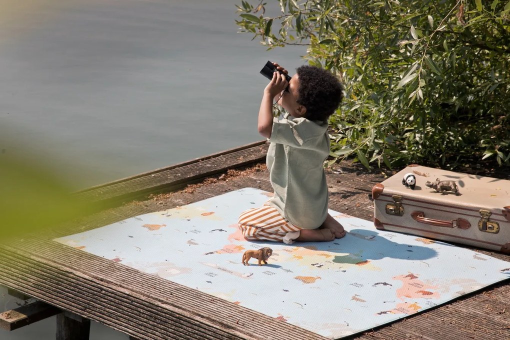 Little gem. carpets Detský penový koberec Little adventurer – na von aj na doma - 100x140 cm