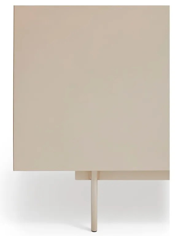 Nízka komoda v dekore duba v béžovo-prírodnej farbe 180x78 cm Otto – Teulat