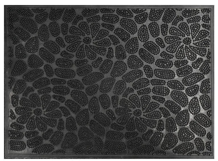 Gumená rohož exteriérová Florid K-308 57x42 cm kvet