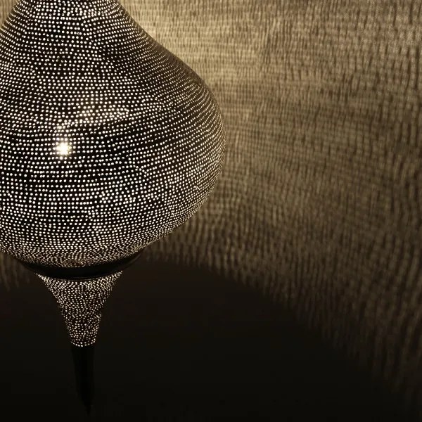 Luxusná strieborná lampa Naila D40