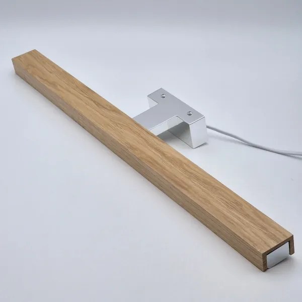 Brilagi-LED Kúpeľňové osvetlenie zrkadla WOODY MIRROR LED/12W/230V IP44 dub/chróm