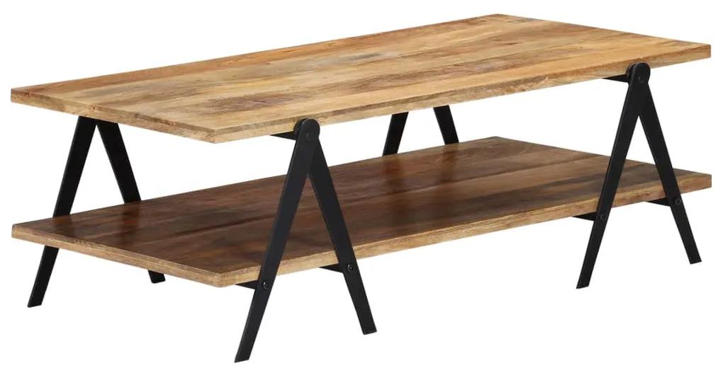 Konferenčný stolík 115x60x40 cm masívne mangovníkové drevo 248094