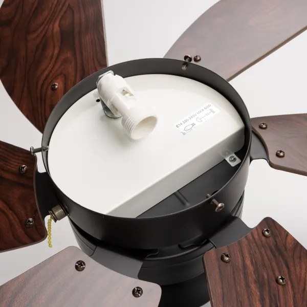 ZEVENTI - Stropný ventilátor FAMARA 1xE14/60W/230V