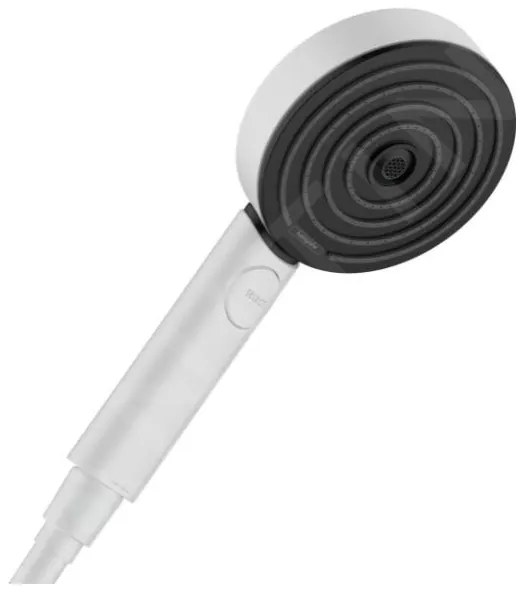 Hansgrohe WallStoris, Set sprchovej hlavice 105, 3 prúdy, termostatu a kúpeľňových doplnkov, matná biela, HAN-24250700