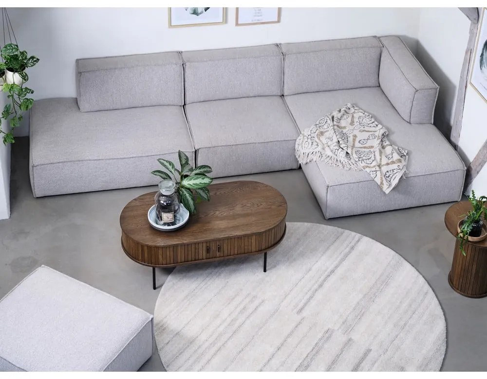 Konferenčný stolík v dekore duba v prírodnej farbe 60x120 cm Nola – Unique Furniture