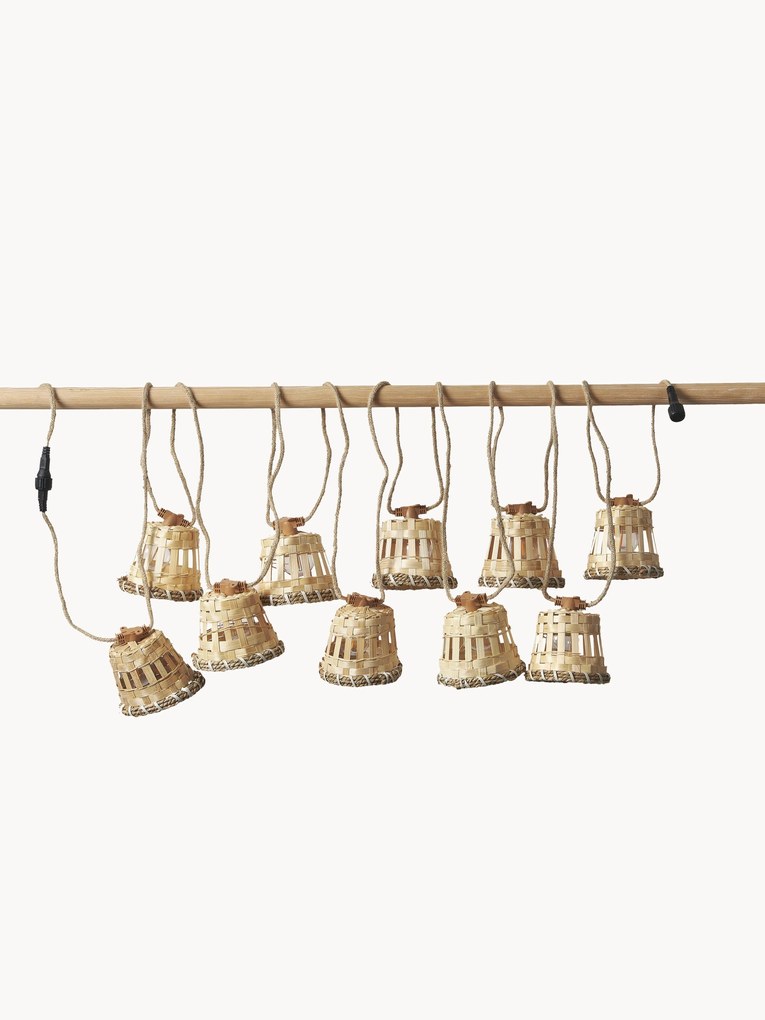 Ručne vyrobená svetelná LED reťaz Aurora, 800 cm