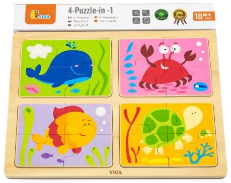 Puzzle na podstavci 4v1 Viga 50190 more