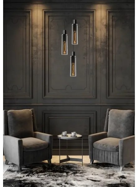 Lucide 74404/13/65 - Luster na lanku ORLANDO 3xE27/40W/230V