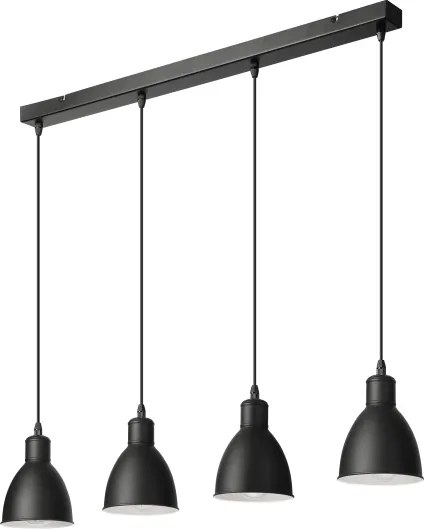 BRILAGI - LED luster na lanku RIDDY 4xE27/60W/230V čierny