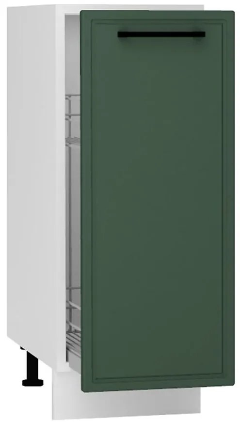 Kuchynská skrinka Emily D30 Cargo + kôš zelená mat