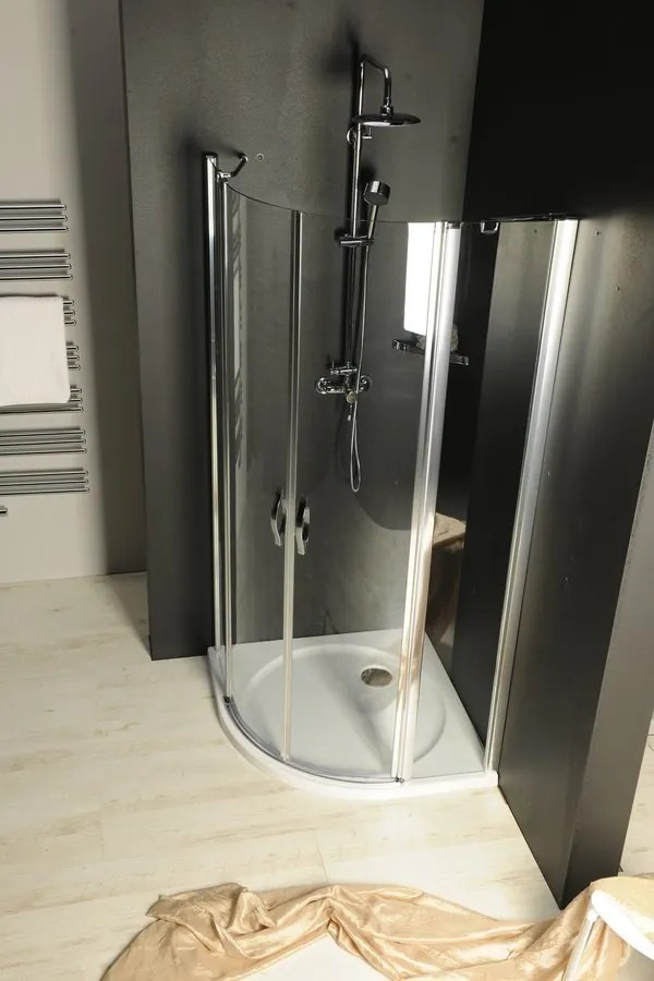 Gelco, ONE sprchové dvere s pevnou časťou 1000 mm, číre sklo, GO4810