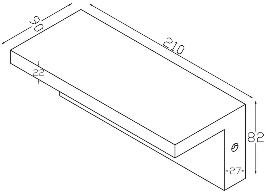 TOP LIGHT Svetlo nástenné Elon, PIR, Čierna