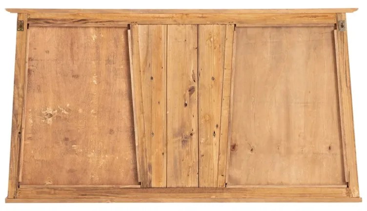 furniture-nabytek.cz - Masívne kúpeľňové zrkadlo Rangoon z borovice, lakované – 140×72 cm