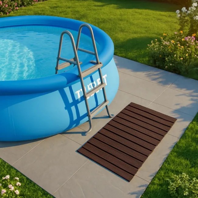 Kúpeľňová predložka hnedá