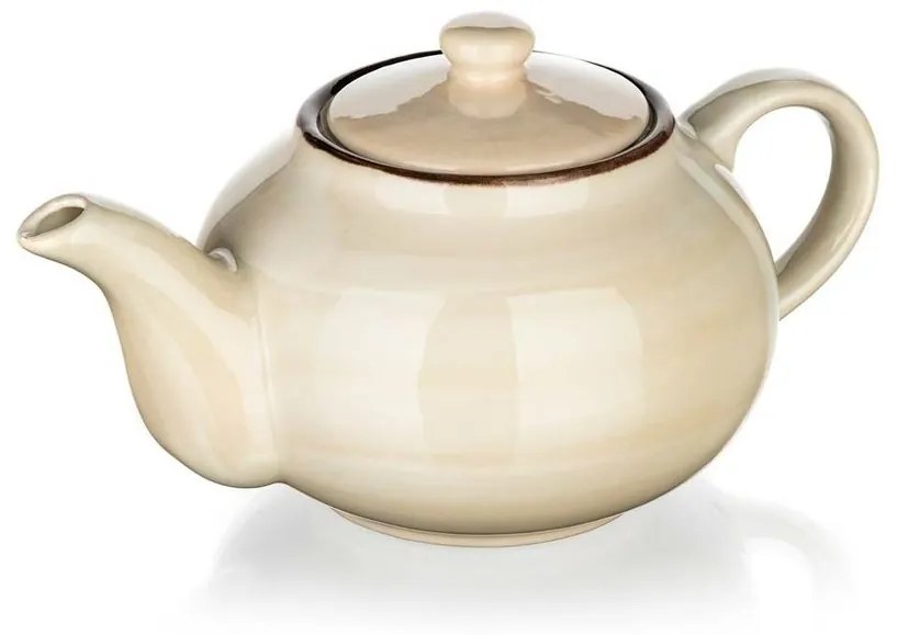 Banquet Keramická kanvica PALAS, 1 l, krémová