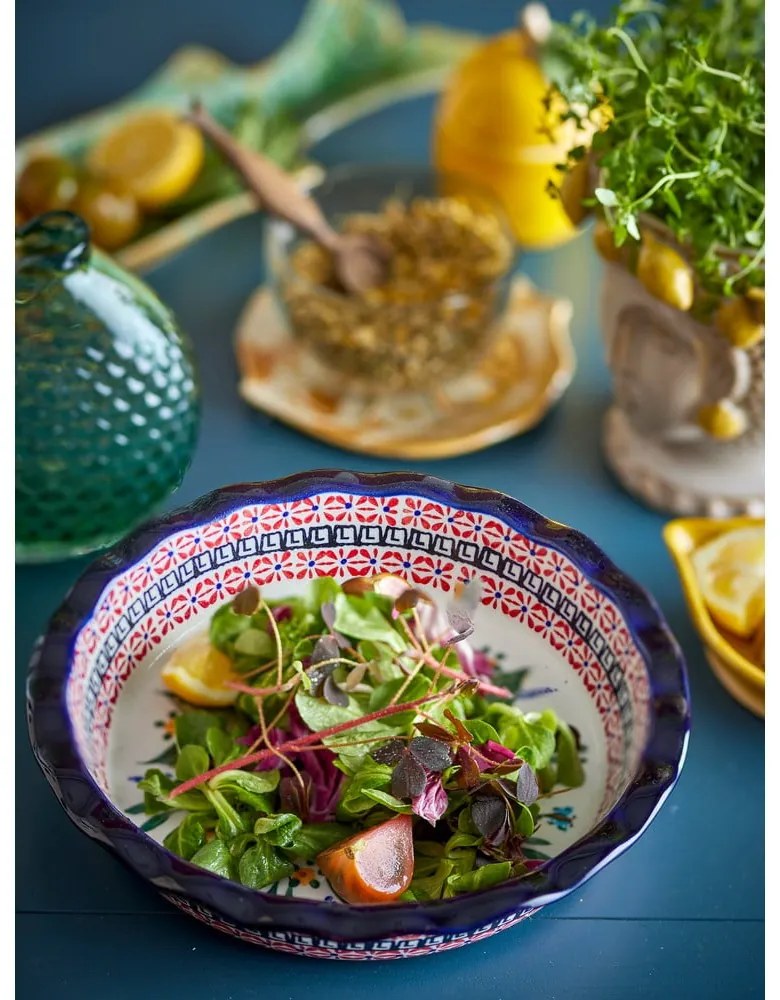 Servírovací tanier z kameniny ø 26,5 cm Florist – Bloomingville