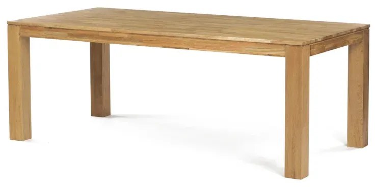 Stůl jídelní, 200x100x75 cm, masiv dub, povrchová úprava olejem