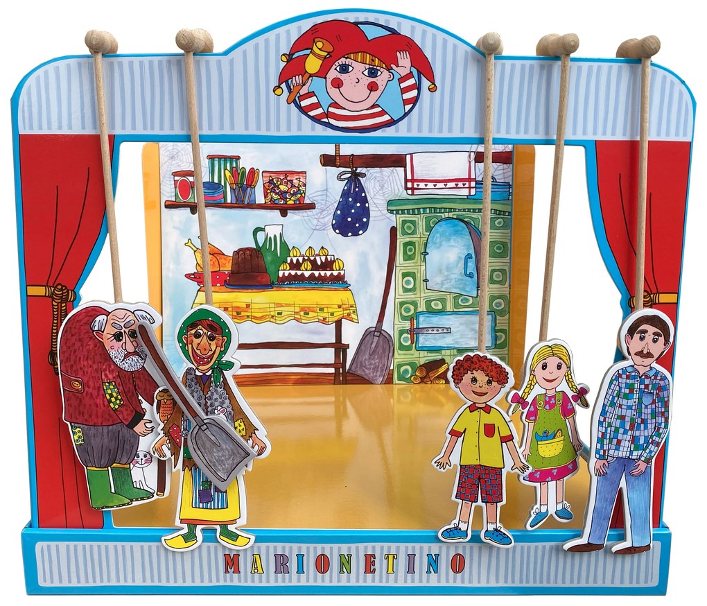 MARIONETINO Divadlo pre deti Trojrozprávka Červená čiapočka