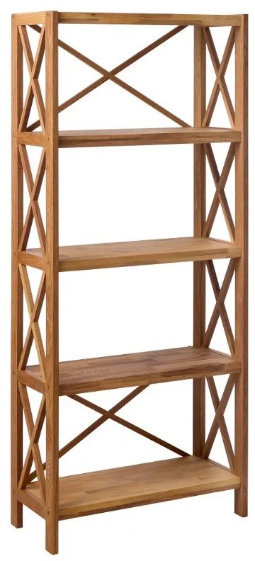 Dizajnový regál Walworth 161 cm prírodný dub