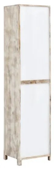 furniture-nabytek.cz - Masívna kúpeľňová skrinka Bitna z mangového dreva, lakovaná, prírodná farba – 43×35×180 cm