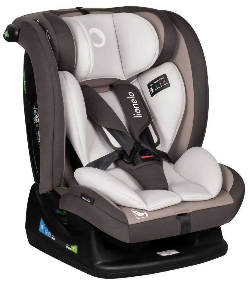 Lionelo - Autosedačka AART i-Size 40-150 cm hnedá/krémová