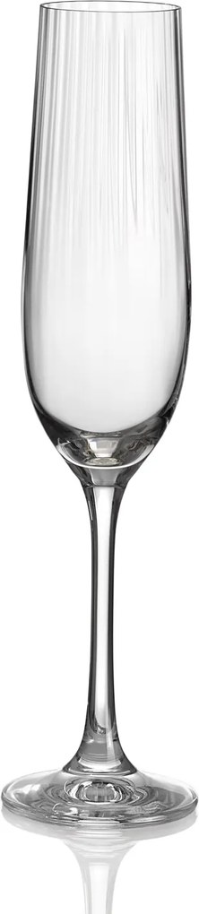 Crystalex poháre na sekt WATERFALL 190 ml 6 ks