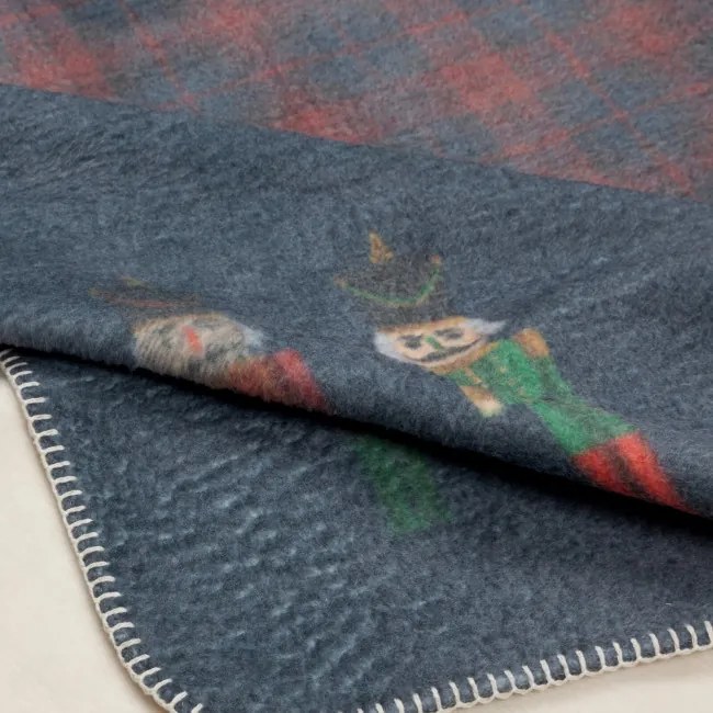 Deka PETER 02 - námornícka modrá / burgundy