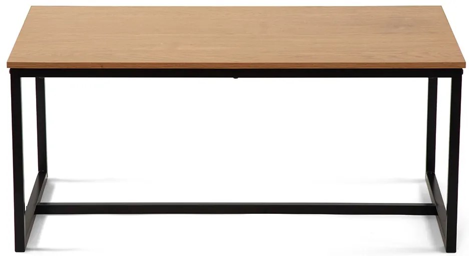 Noela Konferenčný stolík s čiernym rámom TABULA 90