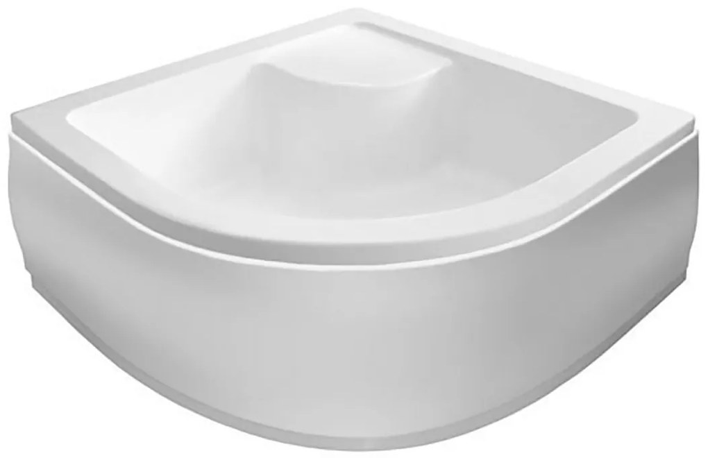 Aqualine Aqualine, Sprchová vanička akrylátová,štvrťkruh 80x80x28cm vrátane nožičiek, R550, C83