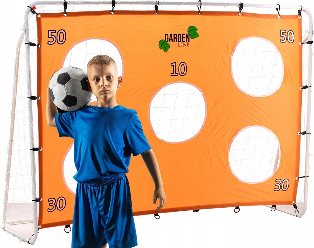 CH Futbalová bránka s cieľovou podložkou - oranžová