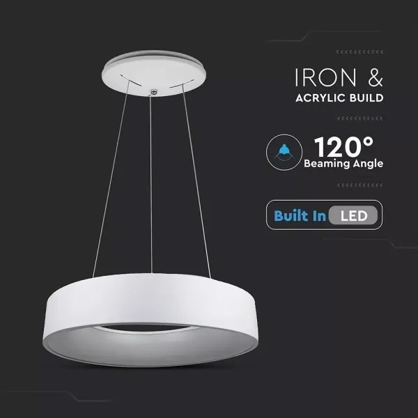 LED Stmievateľný luster na lanku 1xLED/30W/230V