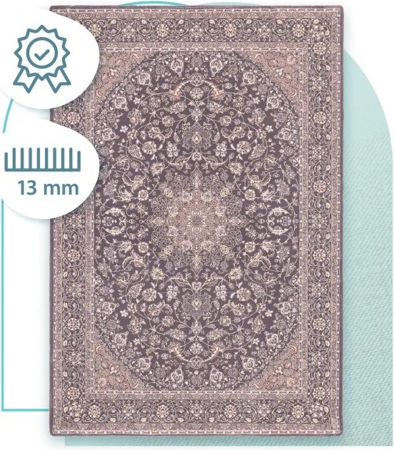 Koberec Agnella Diamond Damore antracit